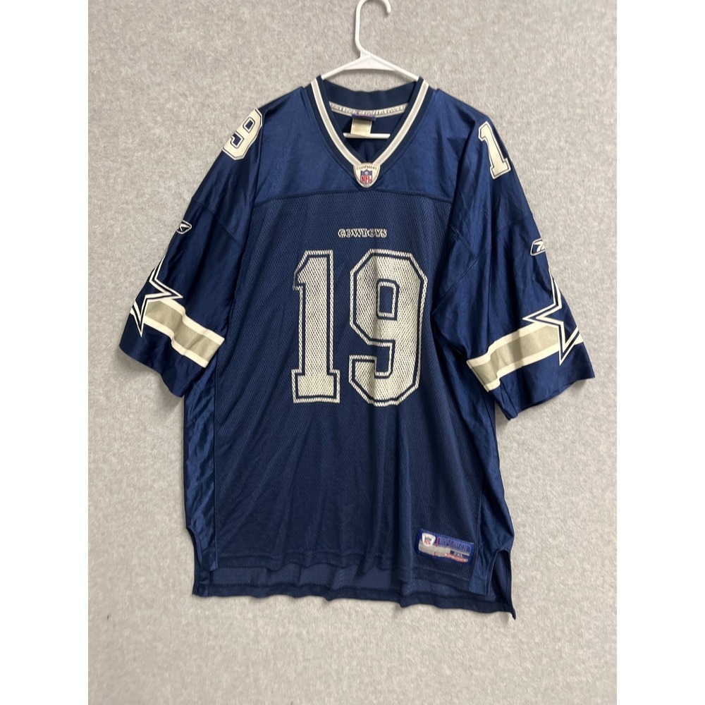 Vintage Dallas Cowboys Football Jersey Mens 2XL Blue Keyshawn Johnson